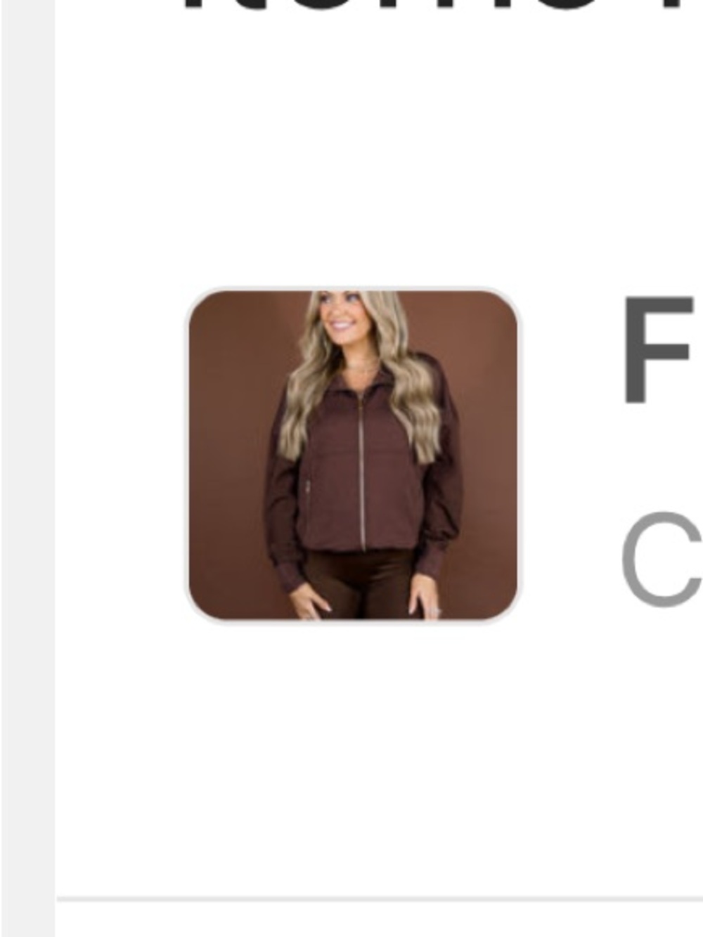 Salt project Flowline Jacket - Chocolate (Women)